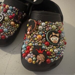 Colorful Beaded Kids Shoes